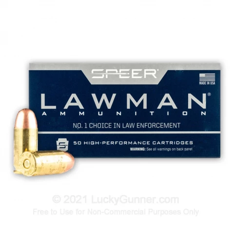 45 ACP - 230 gr TMJ - Speer LAWMAN - 50 Rounds