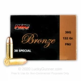 38 Special - 132 Grain FMJ - PMC - 50 Rounds