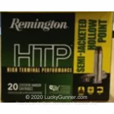 38 Special - +P 125 Grain SJHP - Remington HTP - 20 Rounds