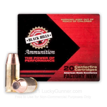 45 ACP - 185 Grain JHP - Black Hills - 20 Rounds