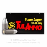 9mm - 115 Grain FMJ - Tula - 50 Rounds