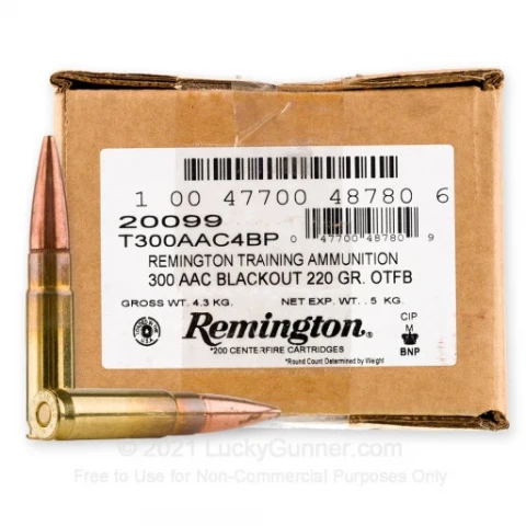 300 AAC Blackout - 220 Grain OTFB - Remington UMC - 200 Rounds