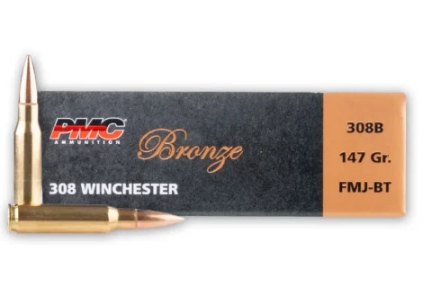 308 - 147 Grain FMJ-BT - PMC  - 20 Rounds