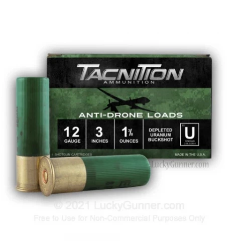 12 ga - 3" Uranium Drone Load - 1 3/8 oz - Tacnition - 5 Rounds