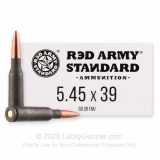 5.45x39 - 60 Grain FMJ - Red Army Standard - 20 Rounds