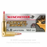 6.8 Western - 162 Grain Extreme Point - Winchester Copper Impact - 20 Rounds