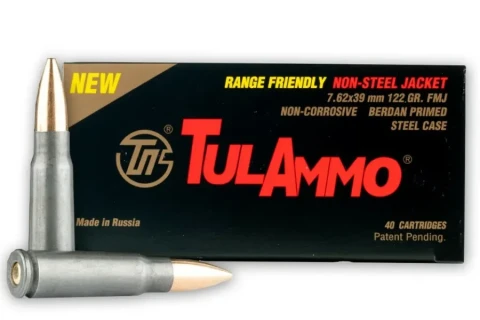 7.62x39mm - 122 Grain FMJ - Tula - 1000 Rounds