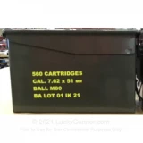 7.62x51 - 147 Grain FMJ M80 - Igman - 560 Rounds in Ammo Can