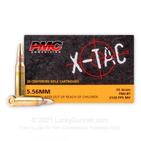 5.56x45 - 55 Grain FMJ-BT M193 - PMC - 1000 Rounds