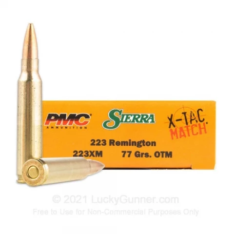 .223 Remington - 77gr X-TAC Match OTM - PMC - 20 Rounds